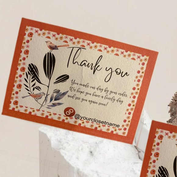 Customer Package Insert , Small Business,Thank You Card Business , Order Insert - Picture 1 of 11